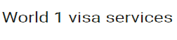World 1 visa services